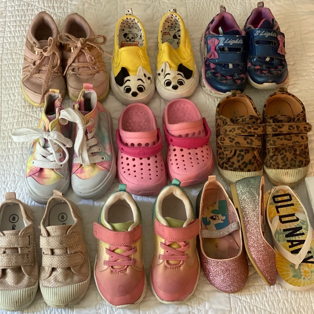 Shoe lot - Toddler girl 8